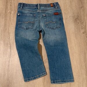 7 for all Mankind seven baby toddler Kids Blue Denim Jeans size 24 months